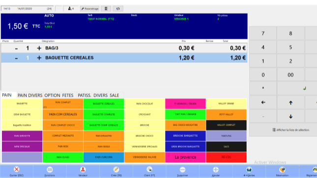 firstmag point de vente - boulangerie