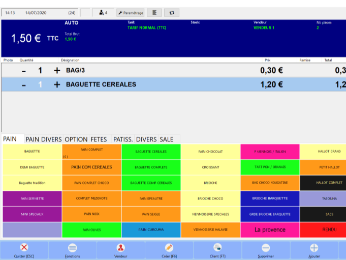 Logiciel caisse magasin tactile, toulon,nice,avignon,marseille